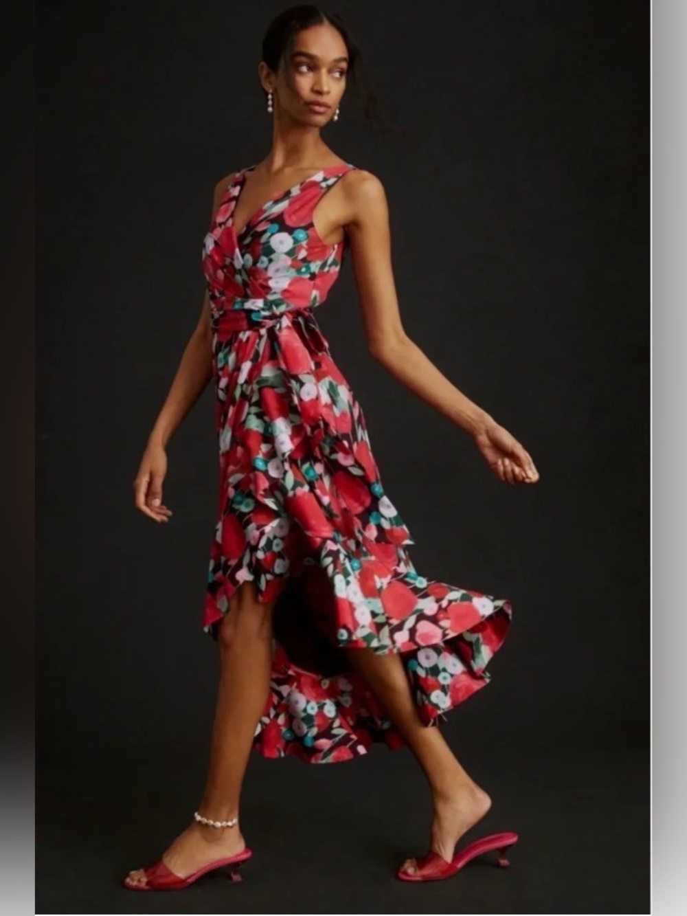 Anthropologie Hutch Asymmetrical Wrap Dress
